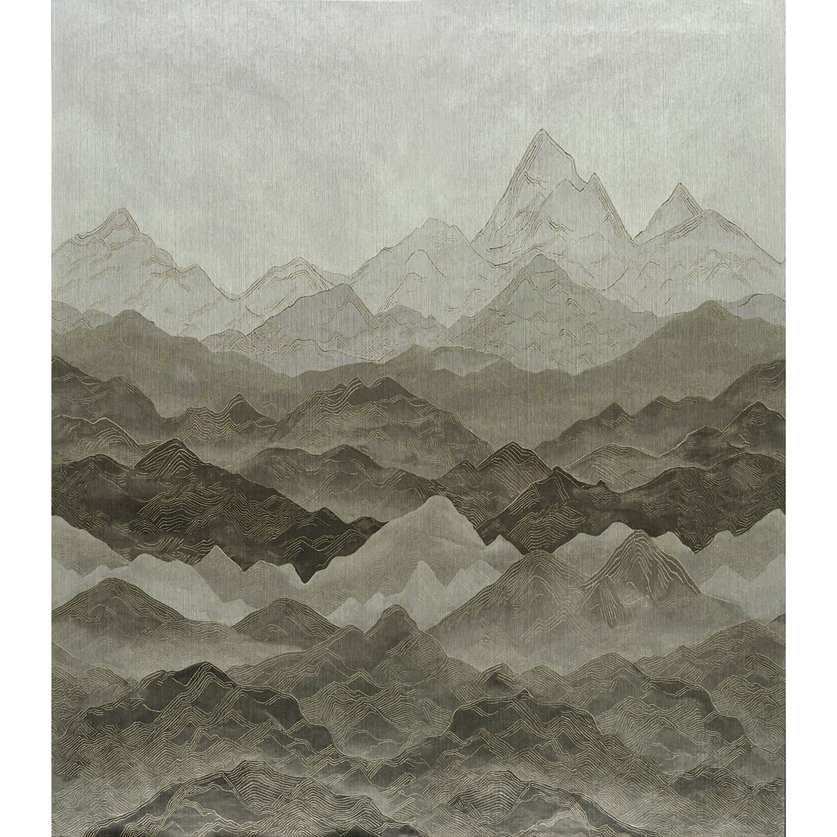Atmospheric Landscape Panel Set - MISTY MOUNTAINS