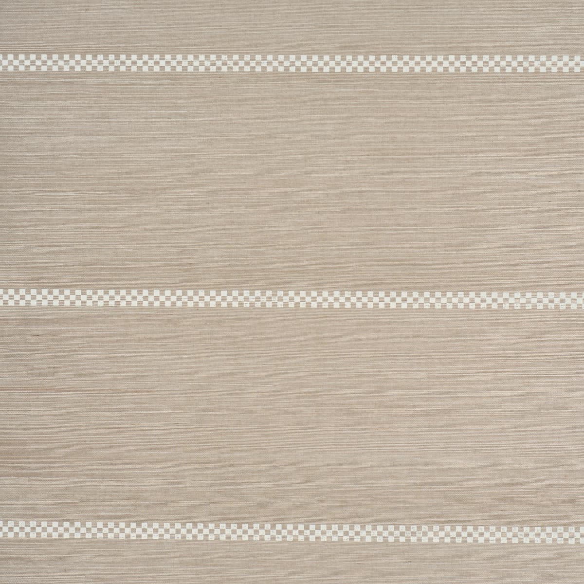 CHECKERED STRIPE SISAL - FLAX