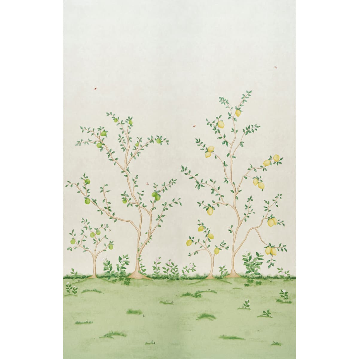 Citrus Blossom 2 Panel Set - CREAM