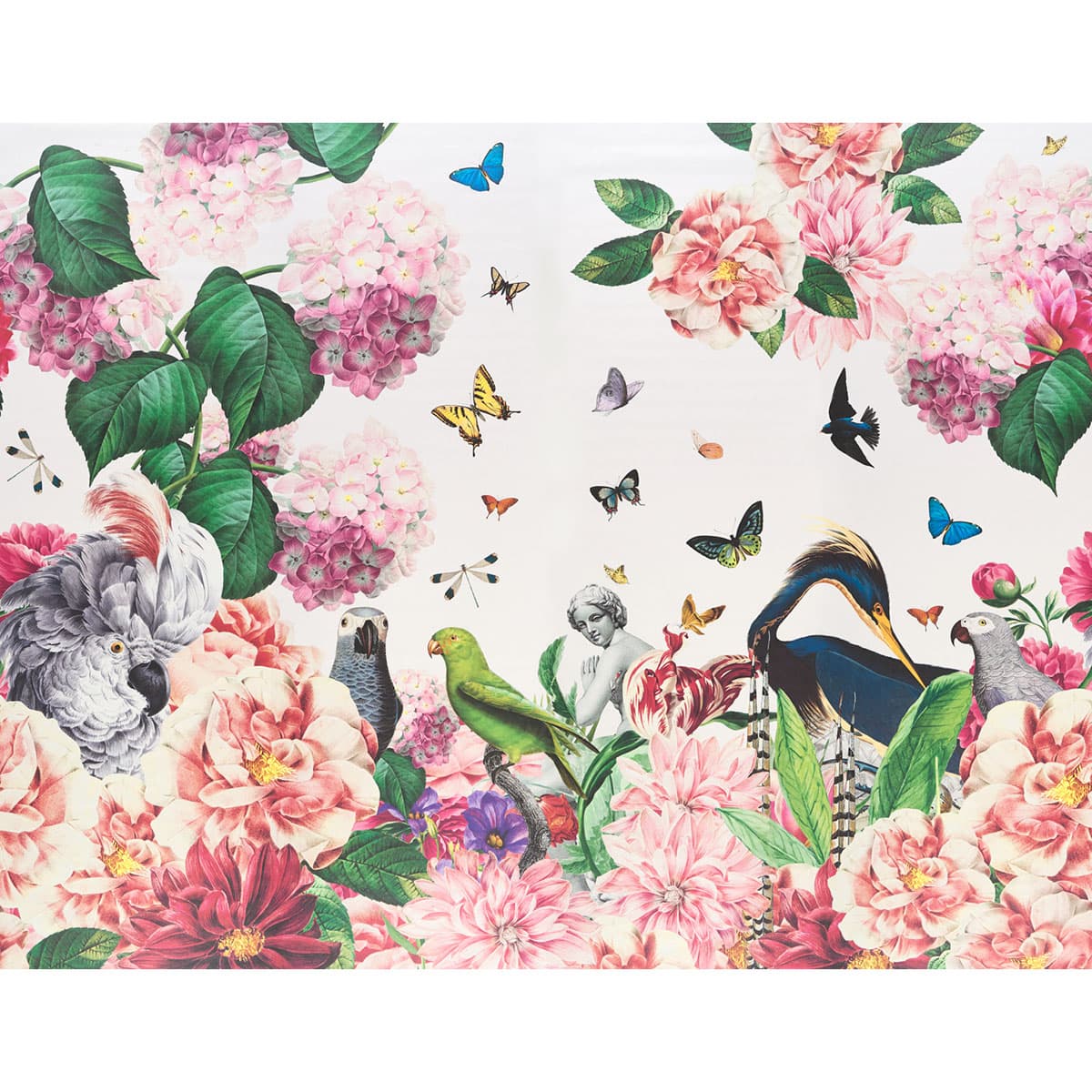Flores Paradisi 4 Panel Set - ROSE & PEONY