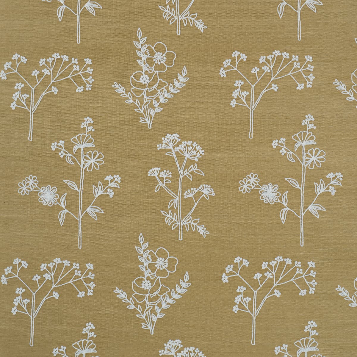 Lisbeth Embroidered Sisal - OLIVE