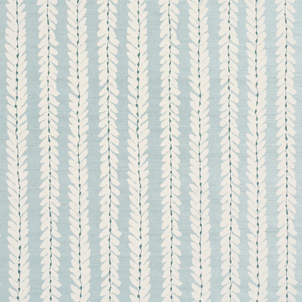 WOODPERRY HAND PRINTED SISAL - WATER BLUE