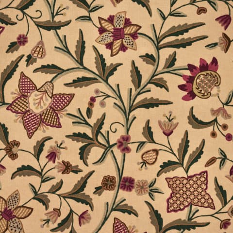 Somerset Crewel - RED/GREEN
