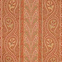 CHATELAINE PAISLEY - RED/MOSS