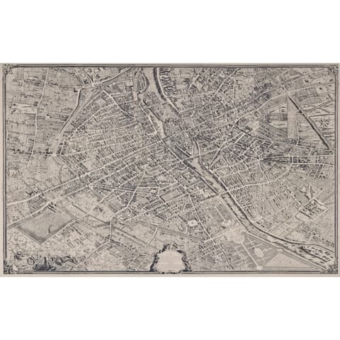 LA CITE PANEL SET - EBONY ON CREAM