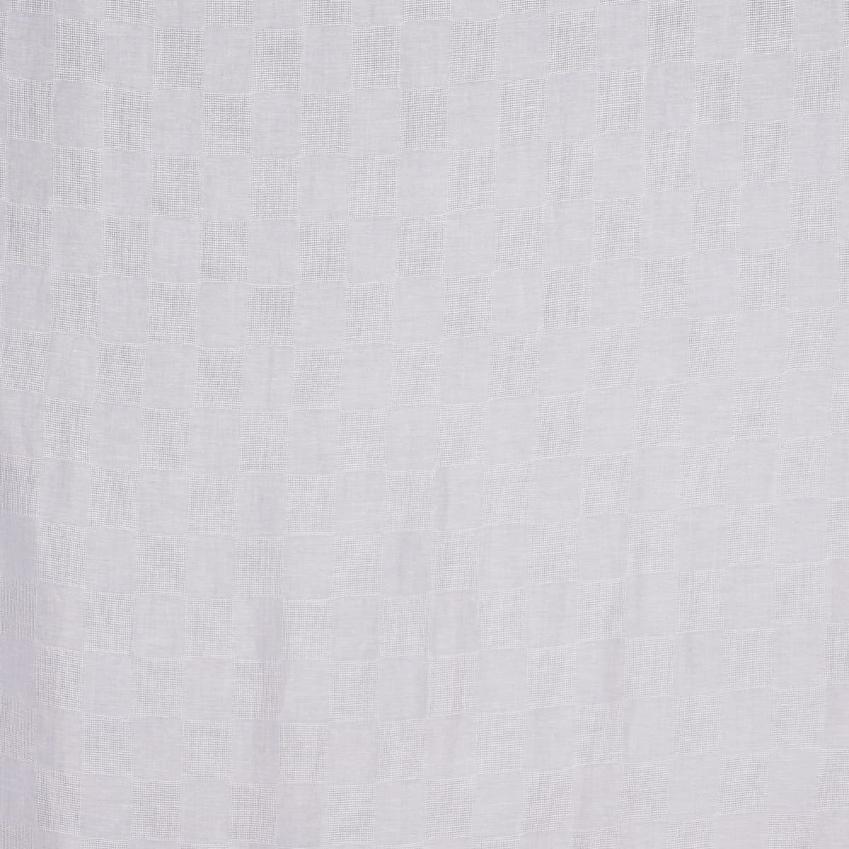 Checkerboard Sheer - WHITE