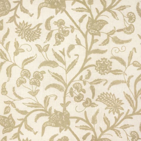 Amagansett Linen Crewel - ECRU