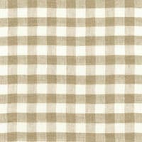 SIDNEY CHECK LINEN SHEER - NATURAL