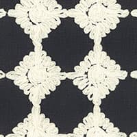 ROSETTE EMBROIDERY - CHARCOAL