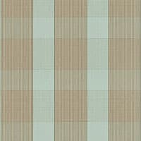 AVON GINGHAM PLAID - MOCHA/AQUA