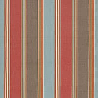 ADDISON COTTON STRIPE - RED EARTH