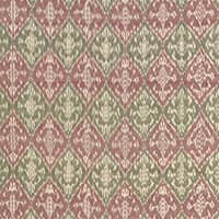 VARANASI COTTON IKAT - MULBERRY