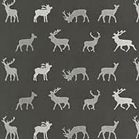 Caribou Embroidery - CHARCOAL