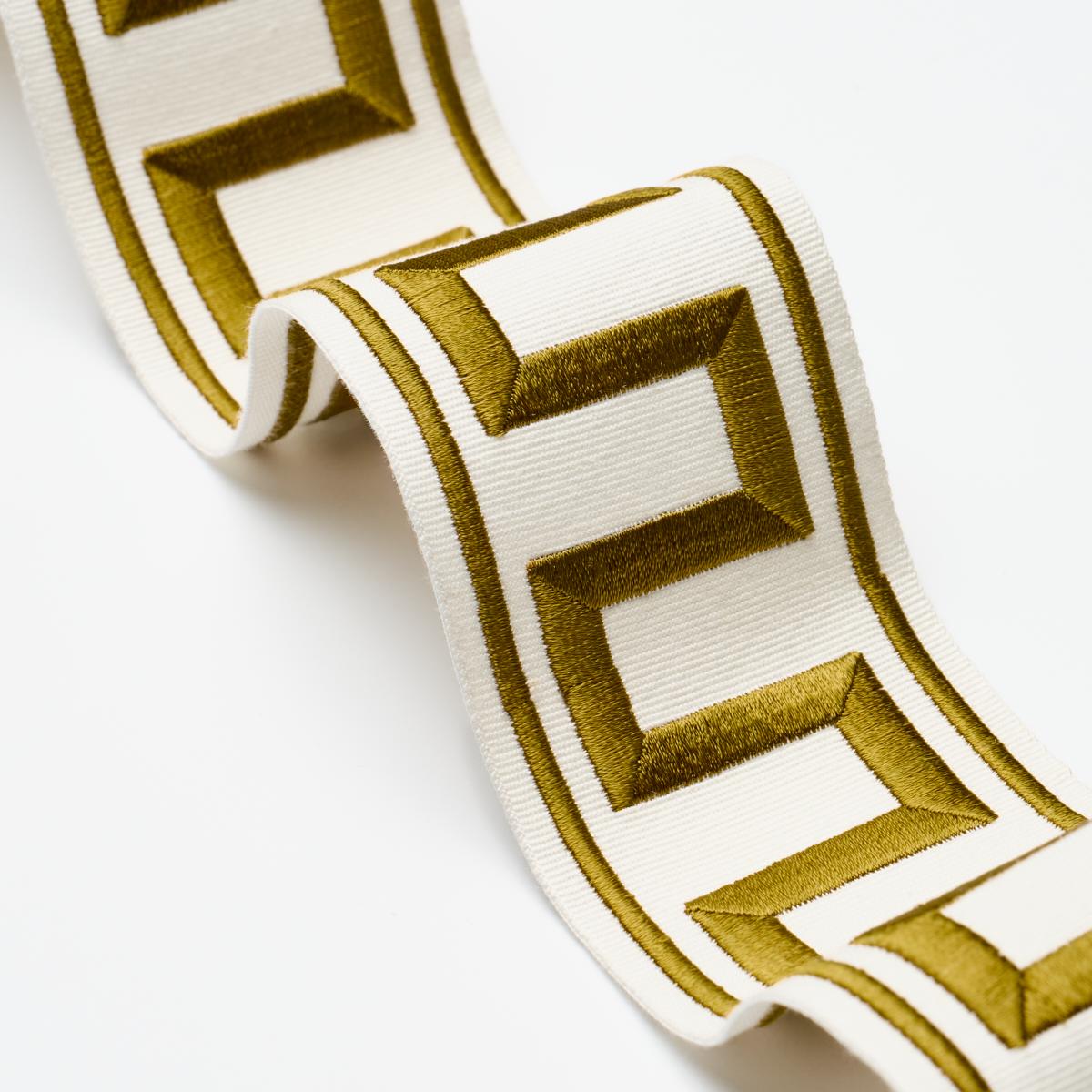 GREEK KEY EMBROIDERED TAPE_GOLD