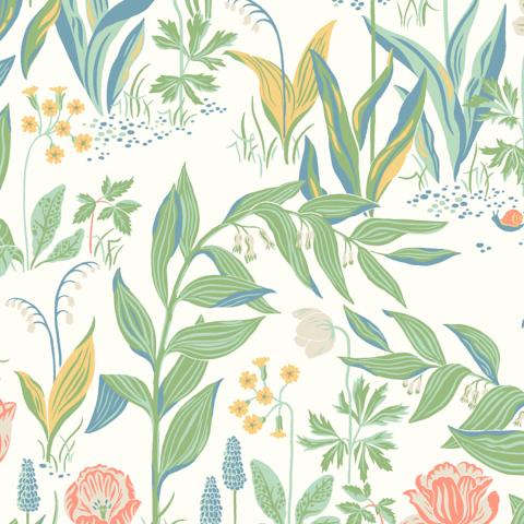 SPRING GARDEN - IVORY MULTI