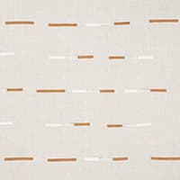 OVERLAPPING DASHES HAND-BLOCK PRINT - BROWN & WHITE