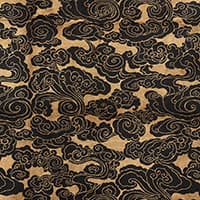 SOZAN VELVET - GOLD & ONYX