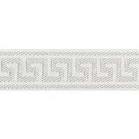 ETIENNE SILK GREEK KEY NARROW - DOVE