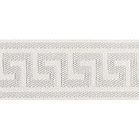 ETIENNE SILK GREEK KEY WIDE - DOVE