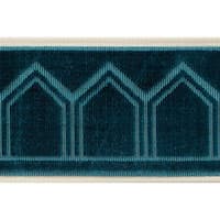 VIZIER VELVET TAPE - PEACOCK