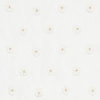 BUTTON FLOWER SHEER - IVORY