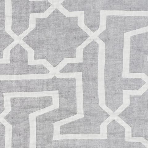 ARABESQUE MAZE SHEER - GREY