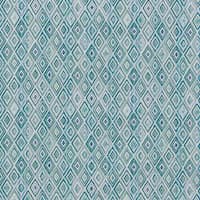 DIAMOND STRIE INDOOR/OUTDOOR - PEACOCK