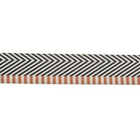 CHEVRON TWILL TAPE - BLACK