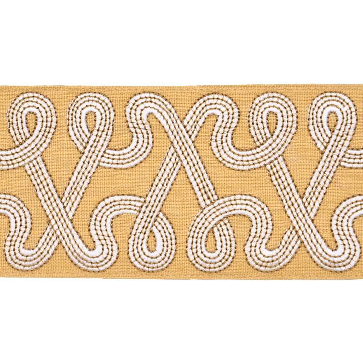 FREEFORM EMBROIDERED TAPE_MAIZE