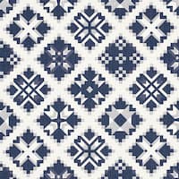TRISTAN PATCHWORK - INDIGO