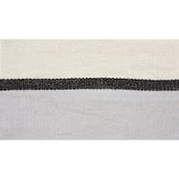 ILE SAINT-LOUIS WIDE TAPE - WHITE BLACK & SILVERY BLUE