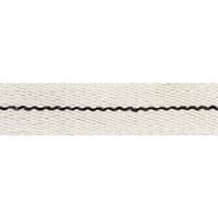 AGNES NARROW TAPE - WHITE & BLACK