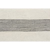 AGNES WIDE TAPE - WHITE & BLACK