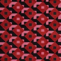 DAZZLE SHIP VELVET - PINK & BLACK