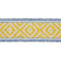 LARSON HANDWOVEN TAPE - YELLOW & BLUE