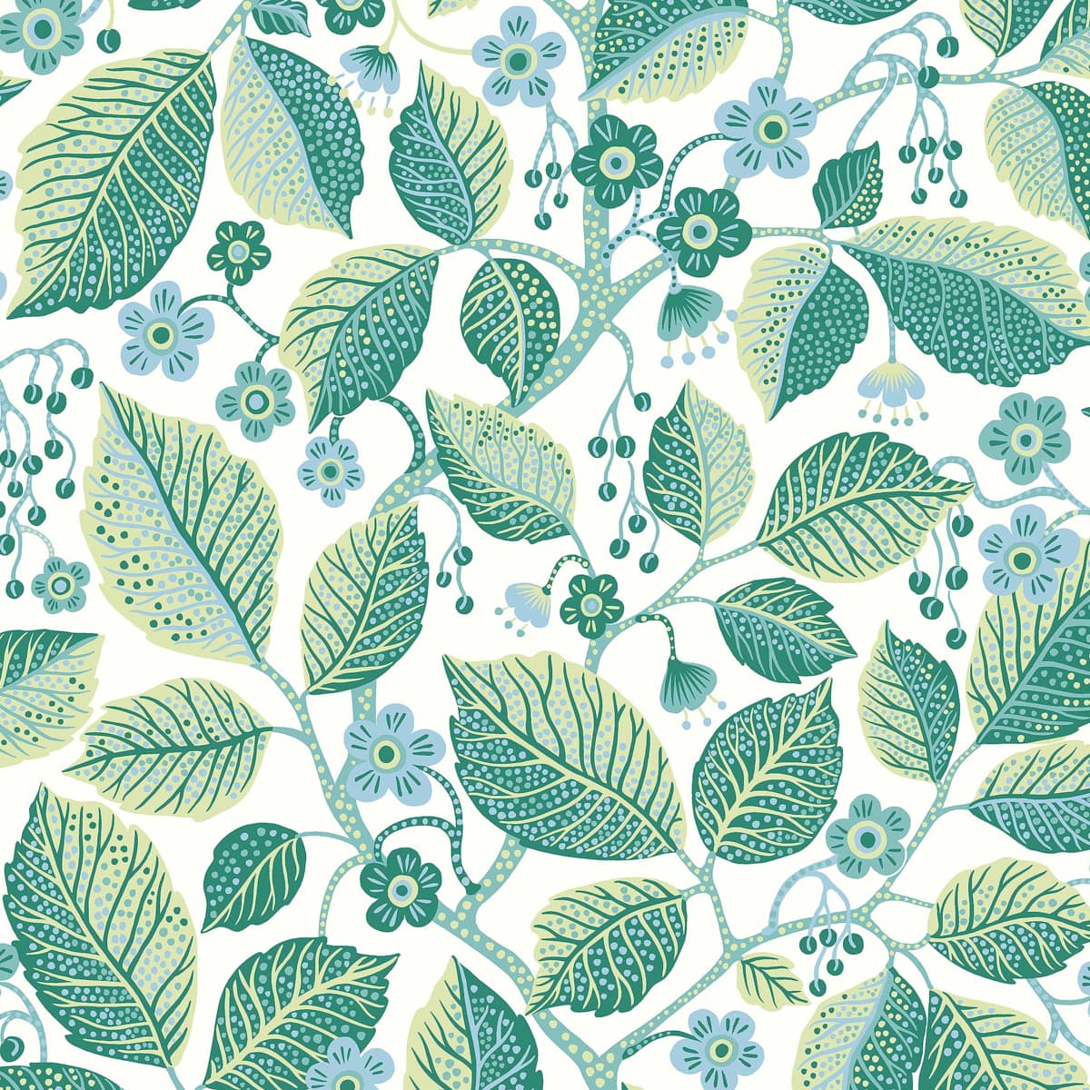 ELM TREE - BLUE AND GREEN