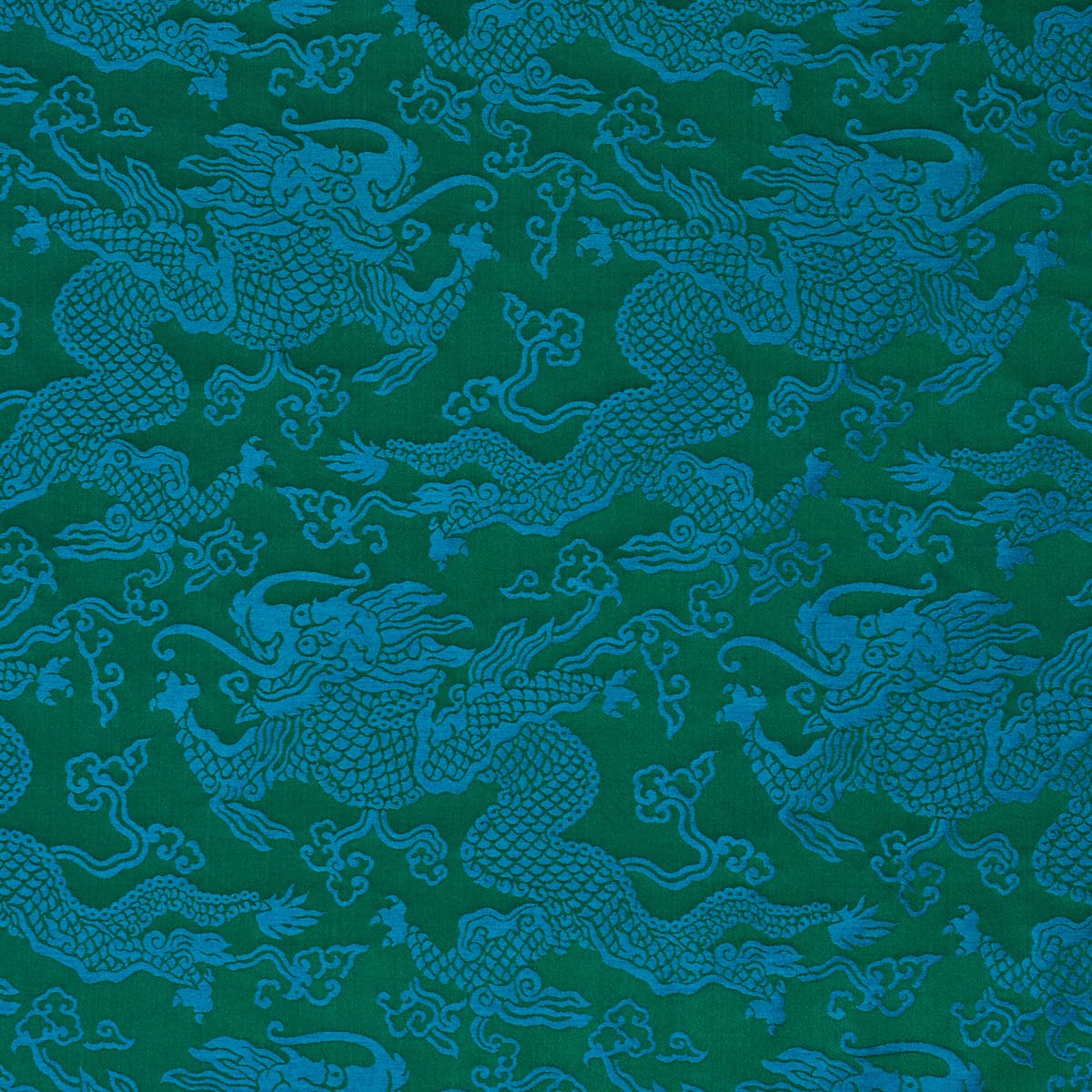 RUAN DRAGON DAMASK - EMERALD