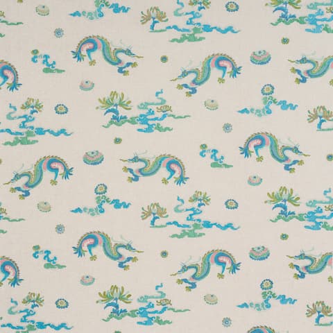 Hanlun Dragon Embroidery - NATURAL