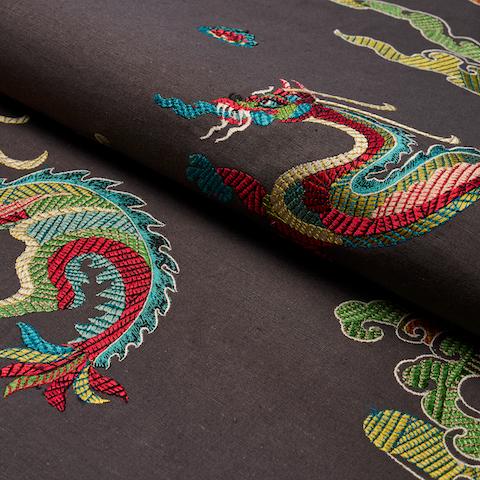 Hanlun Dragon Embroidery_CHARCOAL