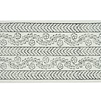 ARBELA HAND BLOCKED TAPE - CHARCOAL