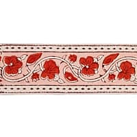 MILA HAND BLOCK PRINT TAPE - RED