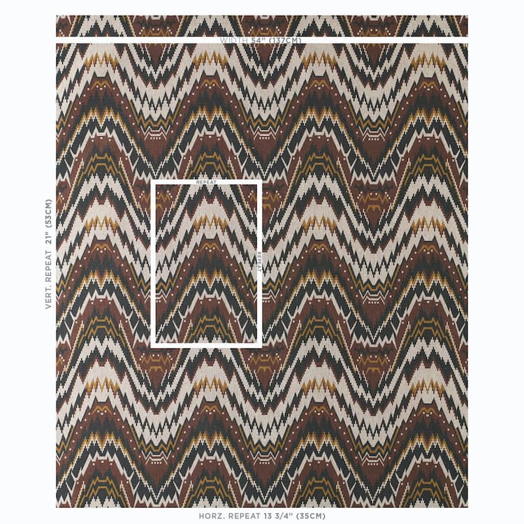 Tauride Épinglé - Brown Fabrics | Schumacher