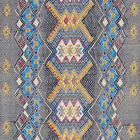 KAYA HAND WOVEN BROCADE - BLUE