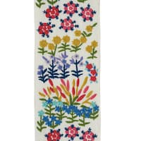 LULA EMBROIDERED TAPE - IVORY