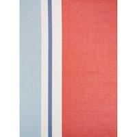 LOLLAND LINEN STRIPE_SKY & CORAL