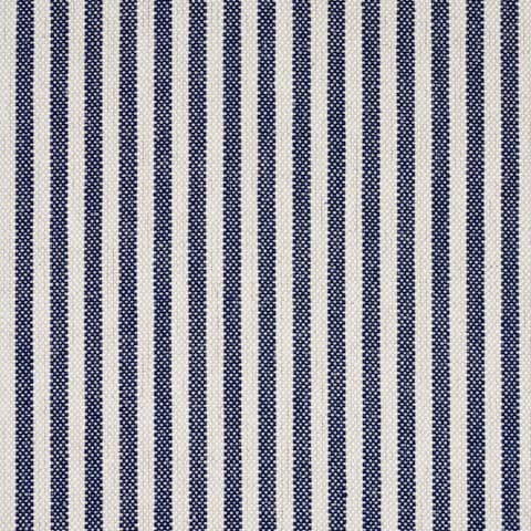 LILLY STRIPE HIGH PERFORMANCE LINEN - NAVY & IVORY