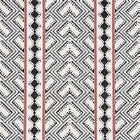 PARVIN VELVET - BLACK AND IVORY