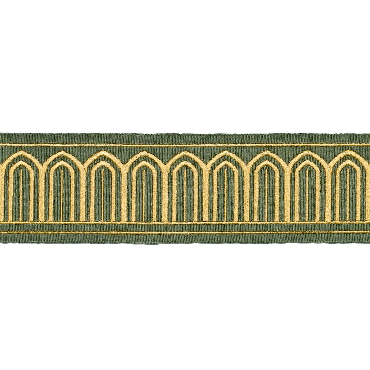 ARCHES EMBROIDERED TAPE MEDIUM_OLIVE