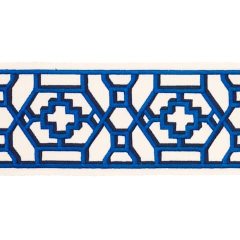 ZANZIBAR TRELLIS TAPE - BLUE