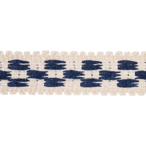 CRAWFORD CHECK TAPE NARROW - INDIGO